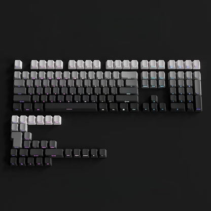 2025 Original Daylight Keycaps PTB Translucent, Side-engraved Oem 136 Keys, Customized To Fit 60/84/98/108 Mechanical Keyboards.