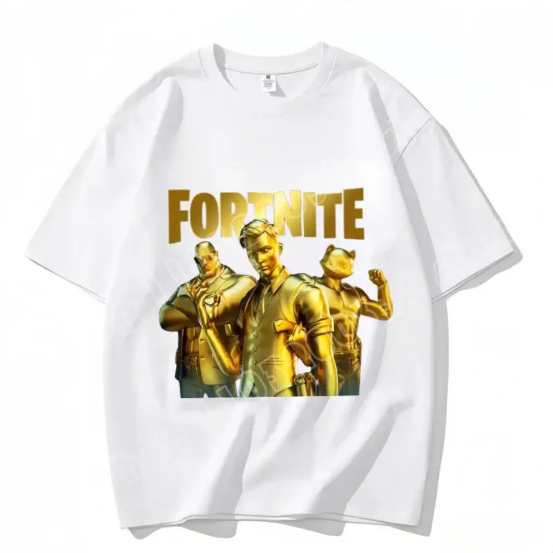 Fortnite majica s okruglim izrezom, uniseks za odrasle, gaming plesna moda, nova, od čistog pamuka, kratkih rukava, savršena za ležerno nošenje i odmor