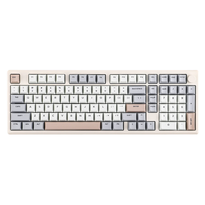 EPOMAKER Galaxy100 QMK/VIA 1800 ANSI Layout Aluminum Gasket Wired/BT5.0/2.4Ghz Mechanical Gaming Keyboard with 8000mAh Battery