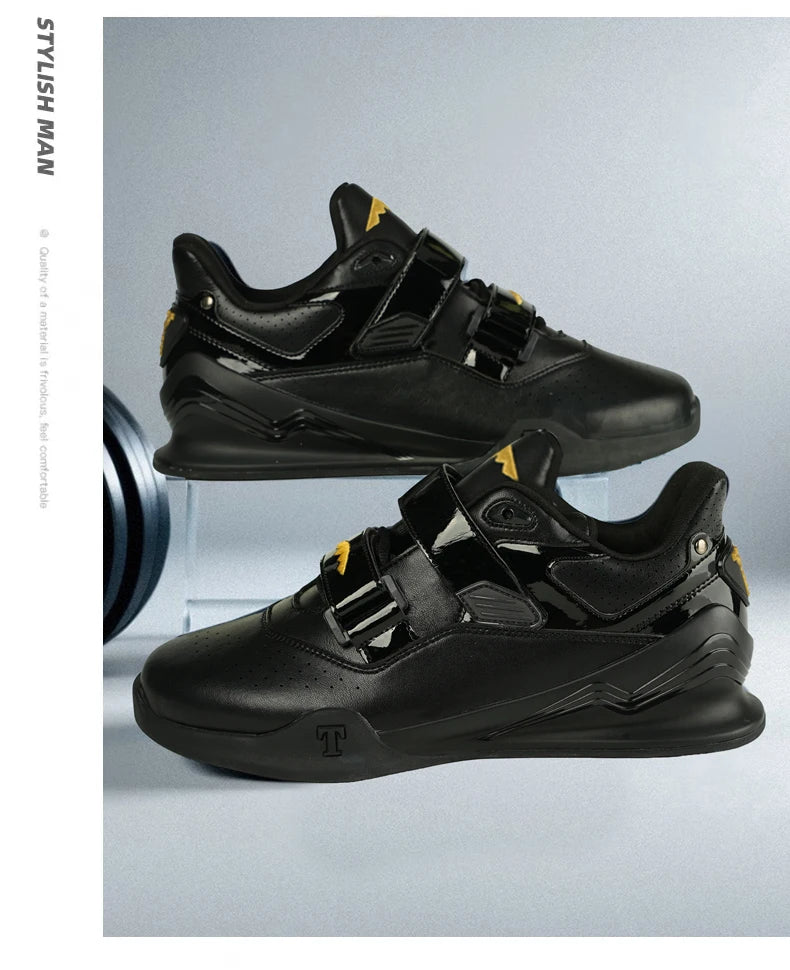 Professional Weightlifting Shoes Comfortable Indoor Squat Training Shoes Durable Anti Slip Weightlifting Hard Pull Sports Shoes