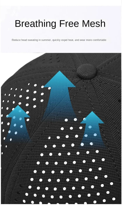 Big Head Hat Back Closed 5cm Short Brim Baseball Cap for Men Mesh Fitted Caps Stretchy Full Closed Caps 56-60cm 61-65cm