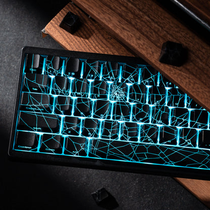 XVX Wireless Mechanical Keyboard M67 JadeStone With IMD-Tech Keycaps Tri-Mode Topographic White Gamer Keyboard Gasket Design