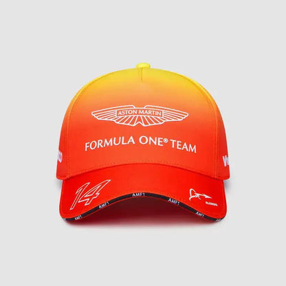 Casquette de baseball Aston Martin F1 Team Fernando Alonso pour homme, casquette à visière pour l'entraînement quotidien, casquette de sport d'extérieur, casquette anti-UV, casquette décontractée pour femme