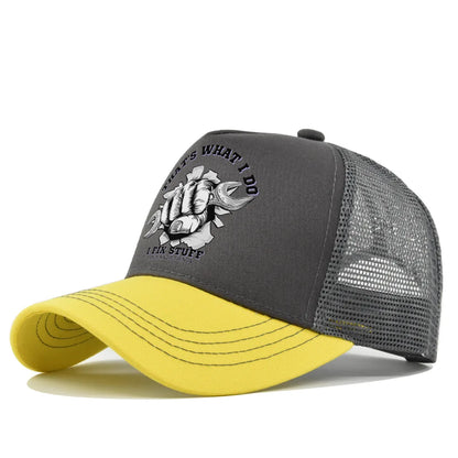 Mode Frühjahr/Sommer Bedruckte Netz-Baseballkappe, atmungsaktiv, Gorras, mit individuellem LOGO für Männer, Frauen und Paare, Schirmkappe, Casquette
