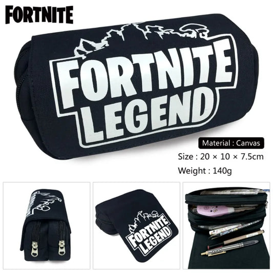 Fortnite Kinder-Stiftetasche Kawaii-Federmäppchen mit großem Fassungsvermögen, wasserdichte tragbare Cosplay-Stiftetasche, Büro-Schreibwaren, Geschenkspielzeug