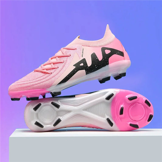 New Men's Soccer Shoes Adult Non-Slip Boys Adult Futsal Sport Football Boots Grass Cleats Indoor Ultralight Turf Comfortable