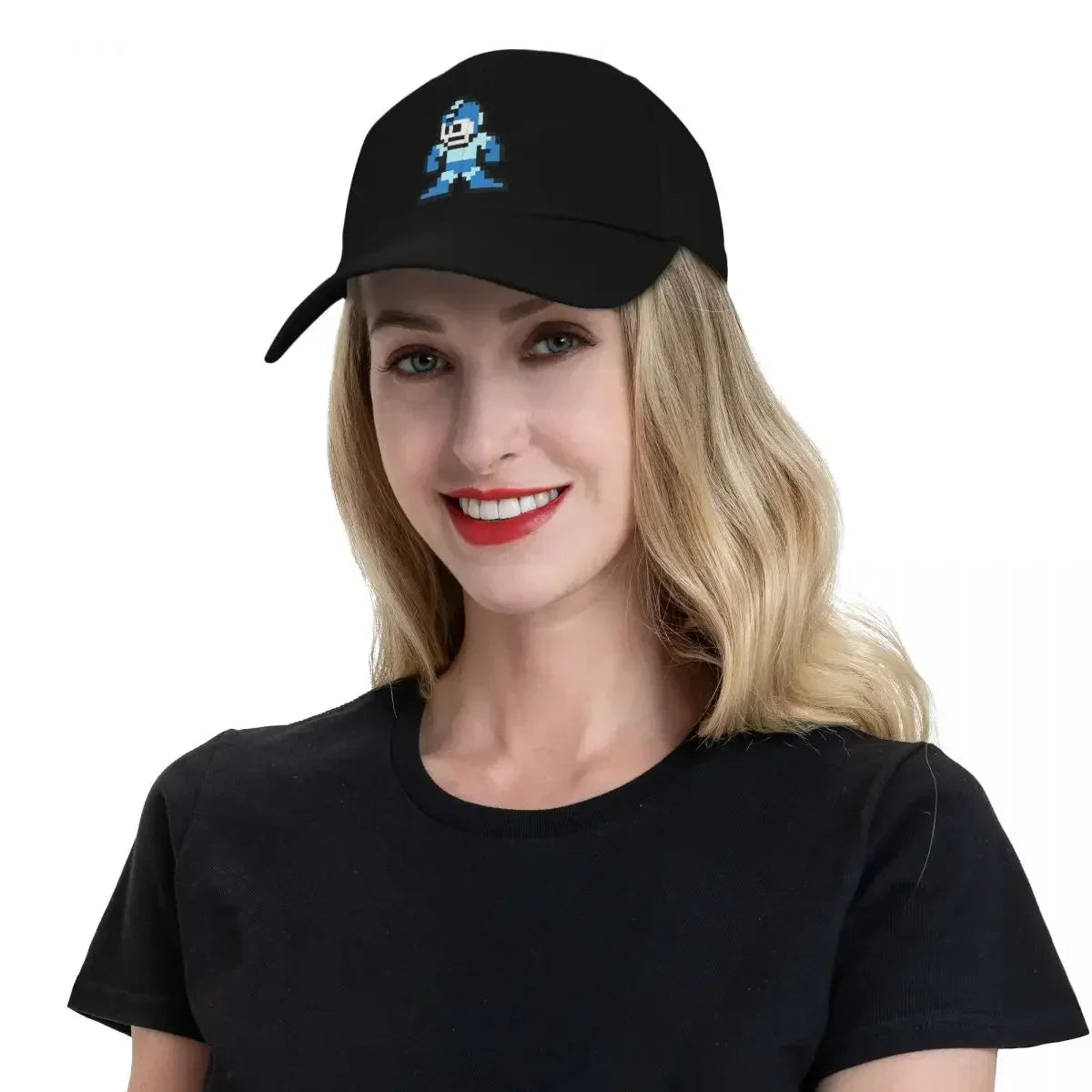 Megaman 8-Bit-Baseballkappe Sommerhut Strand Herren Golfbekleidung Damen