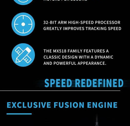 Herní myš Logitech G402 Fusion Engine Tech, 4 nastavení DPI, 32bitový procesor, protiskluzové provedení pro profesionální soutěžní hraní