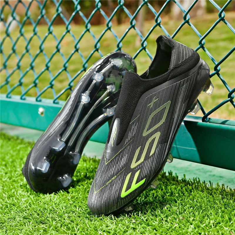 New Men's Football Boots Futsal Non Slip Turf Comfortable Ultralight Fg Grass Cleats Soccer Shoes Sport Indoor Adult Non-Slip