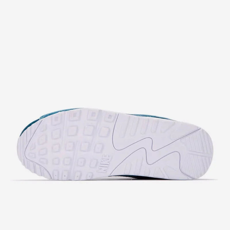 Chaussures de sport Nike Authentic Air Max 90 Blue Velvet pour femme avec amorti à air DO2194-001