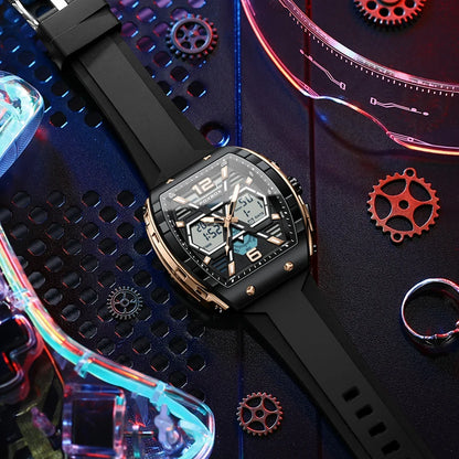 LIGE Digital Men Military Watch 50m Waterproof Wristwatch LED Quartz Clock Sport Watch Male Big Watches Men Relogios Masculino