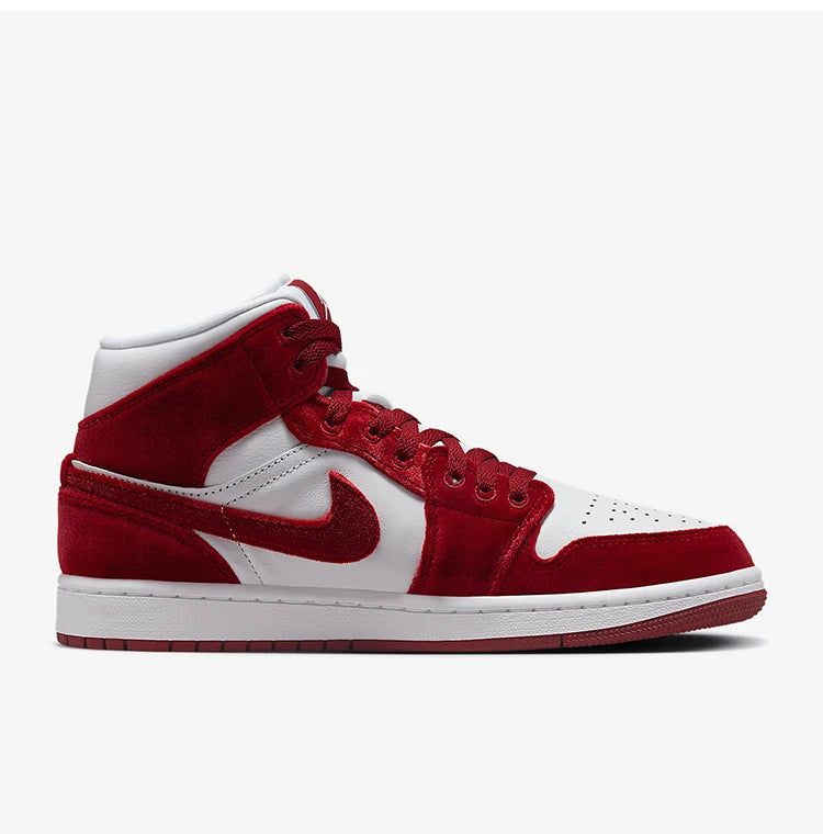 Nike genuine JORDAN women's mid top classic wear-resistant sports board shoes FZ3334-100