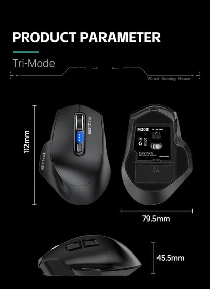 Žična USB miška z RGB-osvetlitvijo, tiha, ergonomska, z nastavljivim DPI, za namizni računalnik, prenosnik, PC, pisarno, gaming, dom in vsakodnevno delo