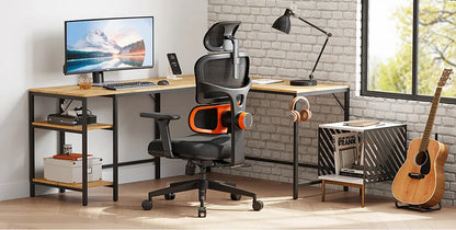 Newtral NT001 Ergonomic Office Chair with Auto-Following Lumbar Support, Adjustable Armrest Headrest