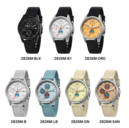 BERNY Top Quartz Chronograph Men's Watches Luminous Miyota 0S10 Sapphire AR Coated 5ATM Waterproof 2026 New Sports Men's Watches
