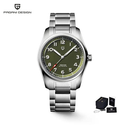 PAGANI Design 2026 New Men Automatic Mechanical Watch NH35A Sapphire Glass Stainless Steel Waterproof 200m Reloj Hombre
