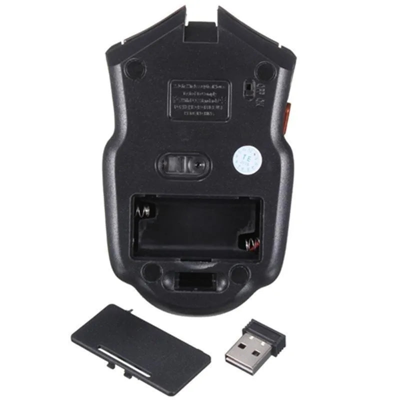Mini Portable Mouse 2.4GHz Wireless Optical Game Mouse for PC Laptop Computer USB Receiver