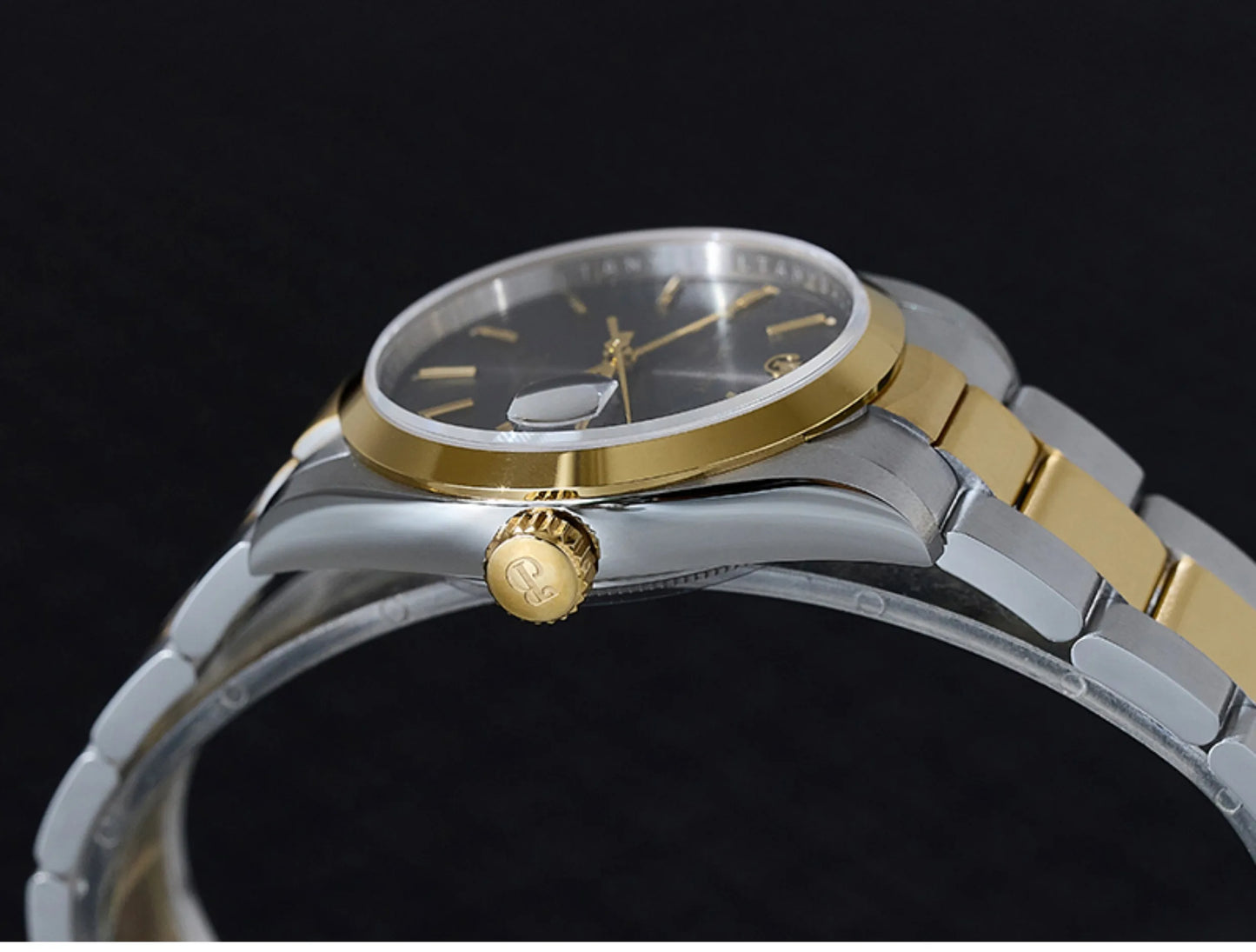 Baltany Men Automatic Watch 36MM Mechaical Wristwatch Bubble Sapphire 10ATM Waterproof C3 Luminous NH35