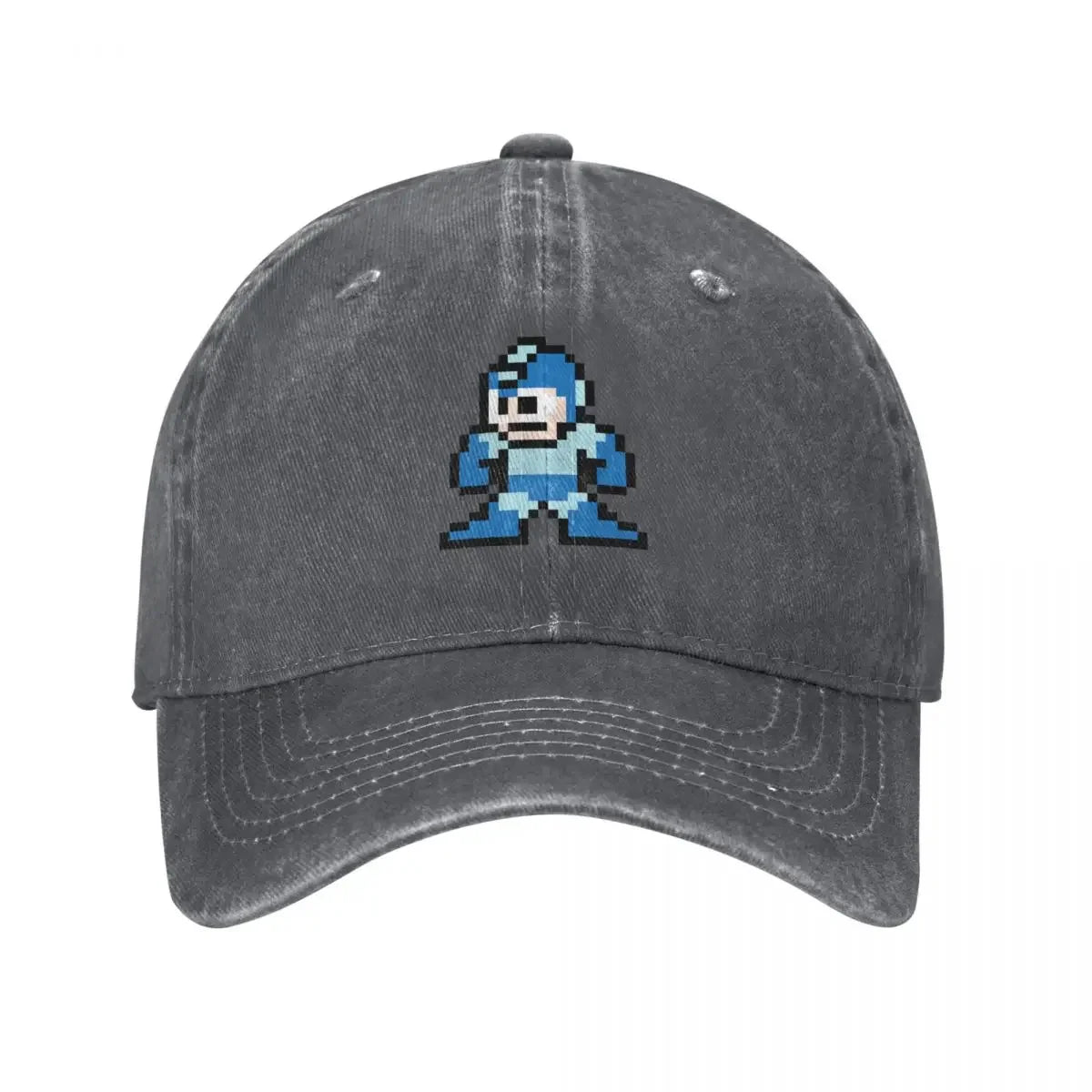 Megaman 8-Bit-Baseballkappe, neu, niedliche Vintage-Luxuskappe für Damen und Herren