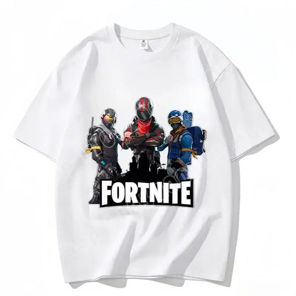 Fortnite majica s okruglim izrezom, uniseks za odrasle, gaming plesna moda, nova, od čistog pamuka, kratkih rukava, savršena za ležerno nošenje i odmor