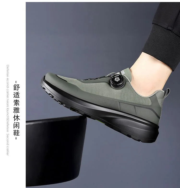 Zapatillas deportivas de hombre para exterior, novedad de primavera y verano, zapatillas deportivas con suela gruesa, zapatillas de senderismo para hombre, zapatillas informales para hombre