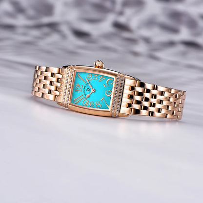 Pagani Design - Women's Sapphire Crystal Quartz Watch, Luxury Accessories, Waterproof up to 50 meters, Stainless Steel, 22mm, Ne