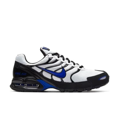 Pánské tréninkové běžecké boty Nike Air Max Torch 4 – černá/bílá/modrá, prodyšná síťovina, ležérní pohodlí, pevný úchop CW7026-100