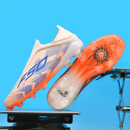 New Men's Football Boots Ultralight Sport Indoor Cleats Soccer Shoes Grass Adult Non-Slip Non Slip Fg Turf Futsal Comfortable
