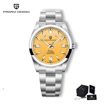 2026 PAGANI Design New 39mmMen's  Mechanical Watches NH35/8215  Automatic Watch Sapphire Stainless Steel 20Bar Waterproof Reloj
