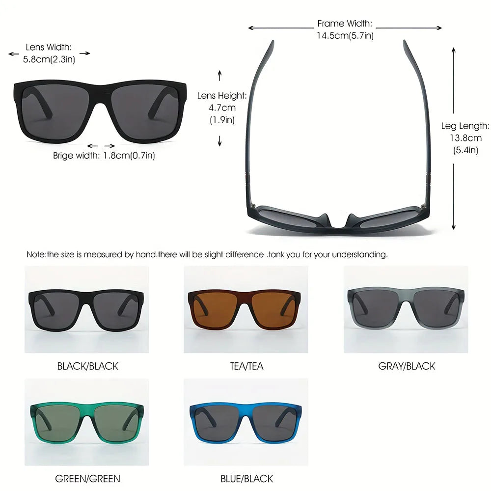 1/2PCS Polarized Sunglasses Brand Designer Vintage Sunglasses Man Fashionable Driving Sun Glasses Eyewear