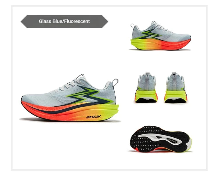 361 Degrees Flame 4.0 MIX Herren-Laufschuhe mit Carbonplatte, für Wettkämpfe und Marathon, stabiler Rückprall, verschleißfest, Herren-Sneaker 672512204