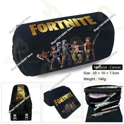 Fortnited Student Pencilcase Large Capacity Pencil Case Kids Toys Pen Bag School Supplies Stationery Pouch Boys Game Gifts