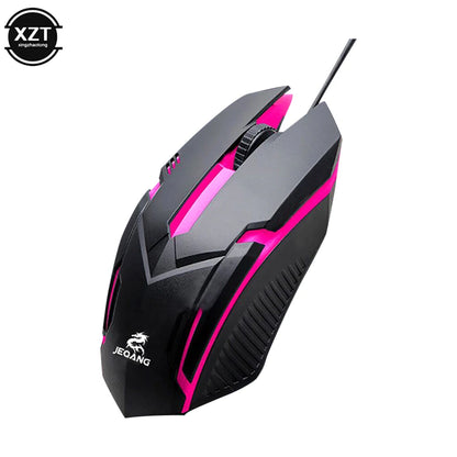USB Wired Mini Gaming Mouse 1000 DPI Optical 3 Button RGB USB Wired Mouse for PC Desktop Laptop Computer Gamer