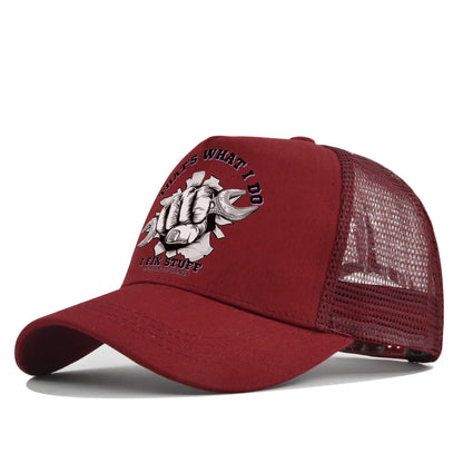 Mode Frühjahr/Sommer Bedruckte Netz-Baseballkappe, atmungsaktiv, Gorras, mit individuellem LOGO für Männer, Frauen und Paare, Schirmkappe, Casquette