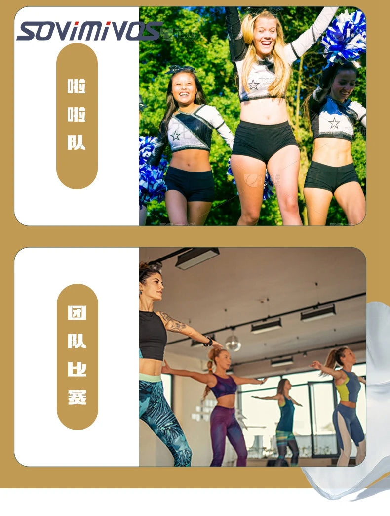 Zapatillas de baile para mujer, zapatillas deportivas planas y ligeras, zapatillas de gimnasia aeróbica de competición, zapatillas deportivas para fitness, zapatillas de baile blancas.