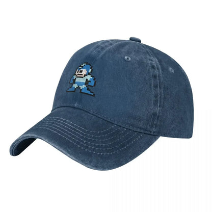 Megaman 8-Bit-Baseballkappe, neu, niedliche Vintage-Luxuskappe für Damen und Herren