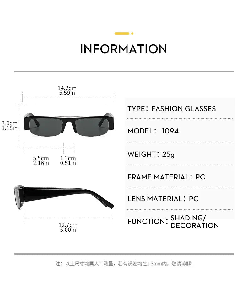 vintage small rectangle half frame black sunglasses for new fashion leopard gradient sun glasses ladies trendy driving eyewear