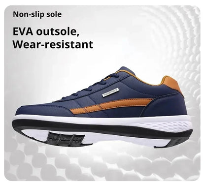Men's Sneakers Sports Casual Shoes Leather Outdoor Men Walking Shoe Four Seasons Soft Bottom