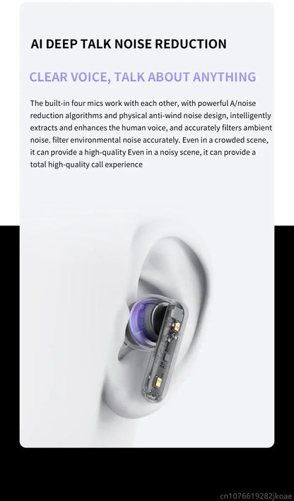 realme Buds T310 Wireless Earbuds Bluetooth 5.4 – 46dB Active Noise Cancelling HiFi Earphones with Deep Bass & Long Battery Life