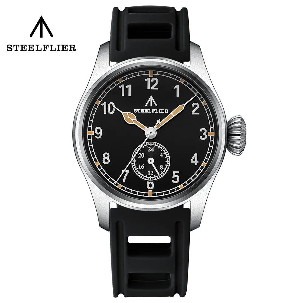 Relógio de Pulso de Quartzo de Luxo STEELFLIER Official SF746, Luminoso Suíço, Movimento Silencioso VH60, 20Bar, Impermeável, Multi-Fuso Horário