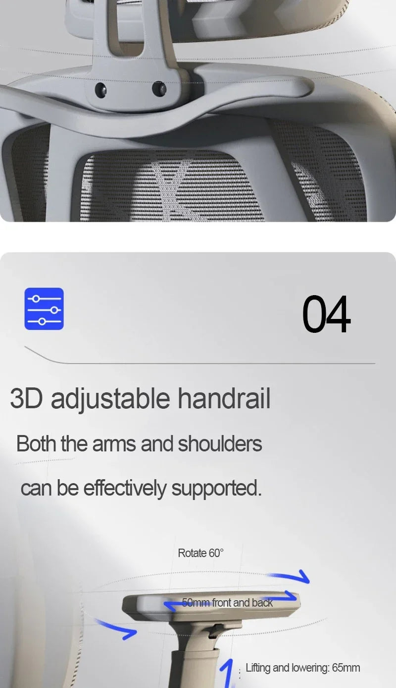 Gaming Chair Adjustable Relax Ergonomic Office Chair Study Long Sitting Cadeira Silla Gamer Office Supplies Daily Necessities