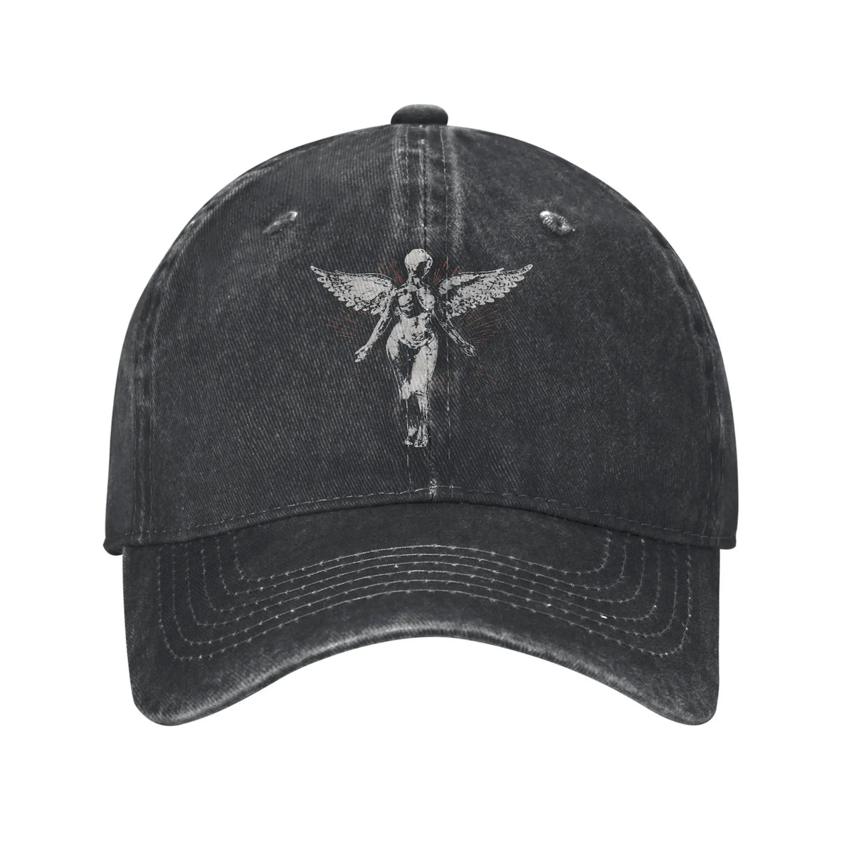 Summer Garbage rock Nirvanas 2026 Baseball Cap Sun  Breathable Design Washed Trucker Hat Women Trendy Kpop Rock Baseball Caps