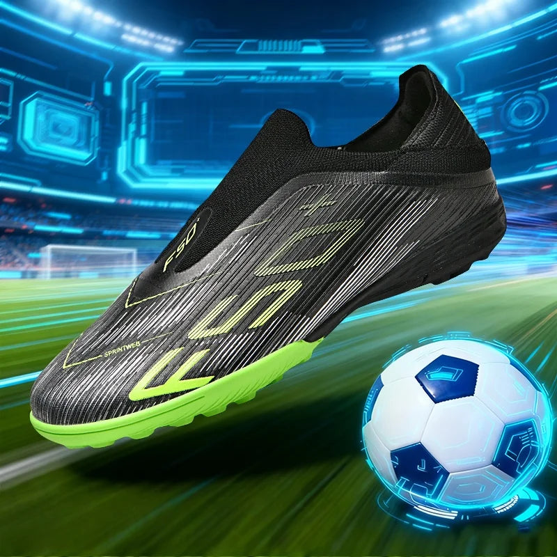 New Men's Football Boots Turf Comfortable Cleats Futsal Non Slip Soccer Shoes Sport Ultralight Fg Grass Indoor Adult Non-Slip