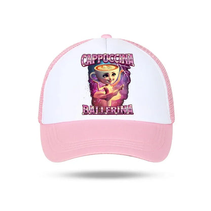Casquette de baseball italienne Brainrot pour enfants, casquette décontractée pour garçon, chapeaux de sport pour enfants, chapeaux de soleil Tung Sahur Tralalers Shark, bonnet ajustable, cadeau pour homme