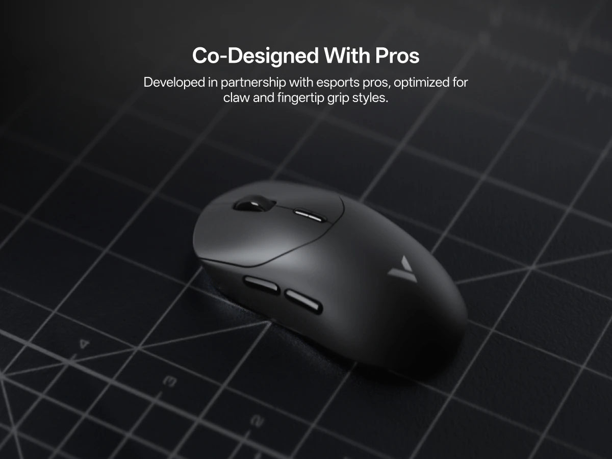 Rapoo VT2 MAX Wireless E-sports Gaming Mouse with 8K Polling Rate Optical Sensor Ergonomic Design 53g Lightweight for PC Laptop
