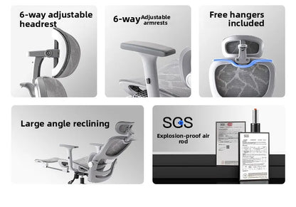 Scaun multifuncțional, scaun de birou, scaun pentru computer, scaun rabatabil, scaun ergonomic pentru odihnă, scaun pivotant, scaun e-sports