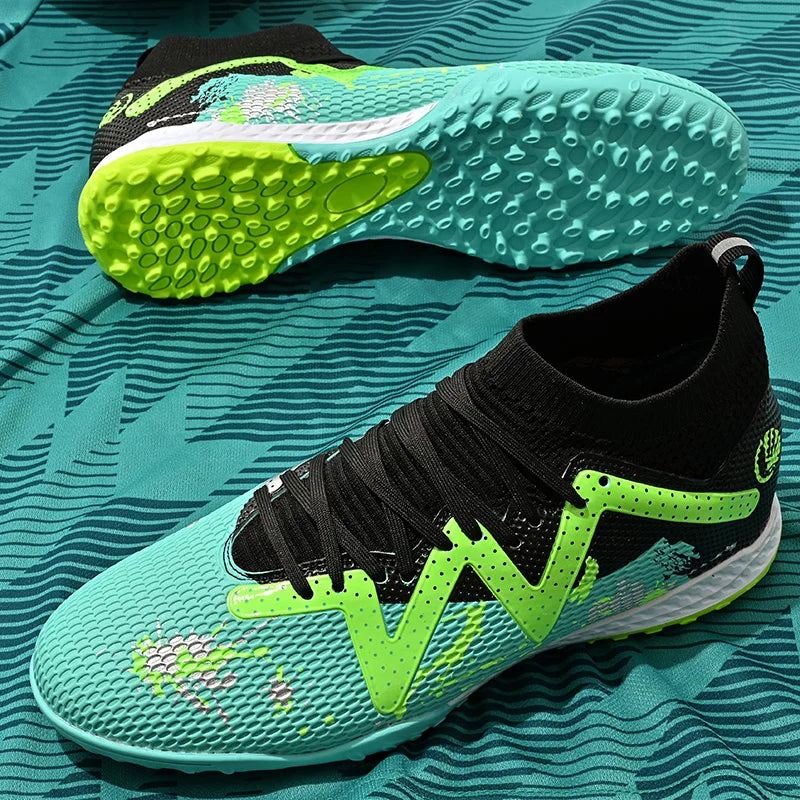 Scarpe da calcio TF da uomo, professionali e confortevoli, di alta qualità, scarpe da calcetto da uomo per adulti, casual e ultraleggere