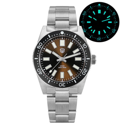 Watchdives Wd1965 V2 Fashion Quartz Wristwatches Vh31 Sapphire Man Watches Luxury Stainless Steel 200M Waterproof Diver Watch