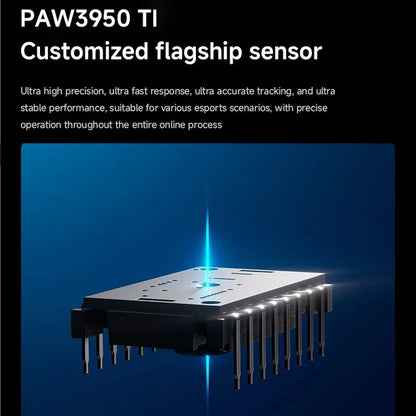 MCHOSE A7 V2 Ultra / Pro ľahká bezdrôtová herná myš s duálnou frekvenciou 8000Hz, PAW3950 TI, 42000DPI, pre PC a e-športových hráčov