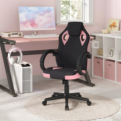 WOLTU Ergonomic Design Gaming Chair Gamer Armchair Office Computer Chair Tilt Mechanism Adjustable Height 360° Swivel High Back